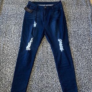 Fashion Nova Distressed Jeans